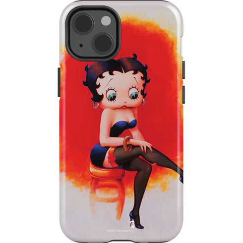 Betty Boop Stockings iPhone 15 Impact Case